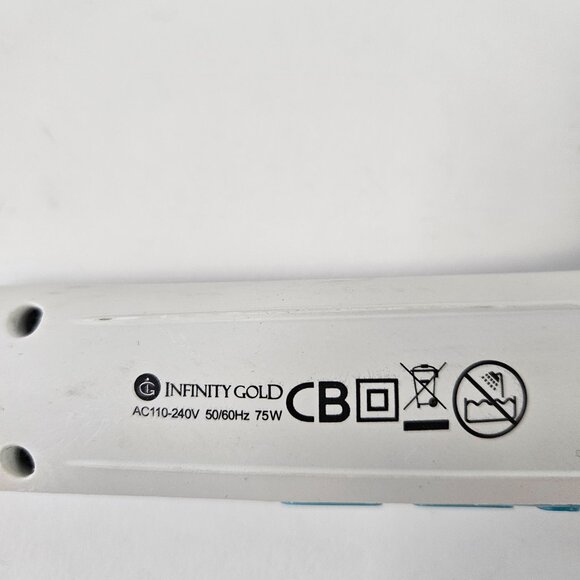 Infinity Gold Straightening Hair Brush 75 W Tested Working - Picture 4 of 8